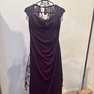 Plum formal dress